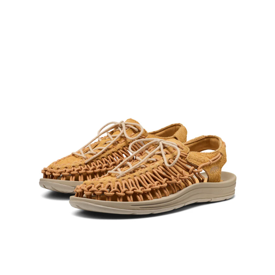 All Gender UNEEK Leder Sneaker | Oak Buff/Plaza Taupe - Image 2