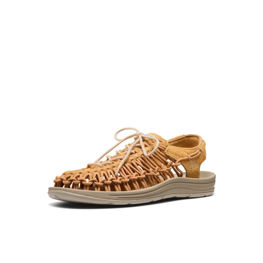 All Gender UNEEK Leder Sneaker | Oak Buff/Plaza Taupe - Image 3