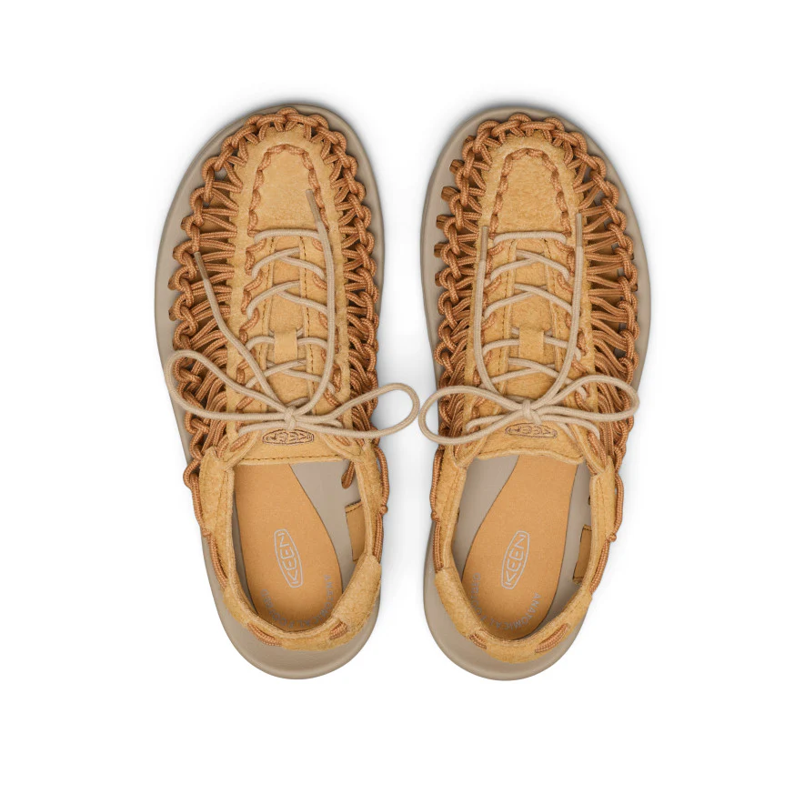 All Gender UNEEK Leder Sneaker | Oak Buff/Plaza Taupe - Image 4