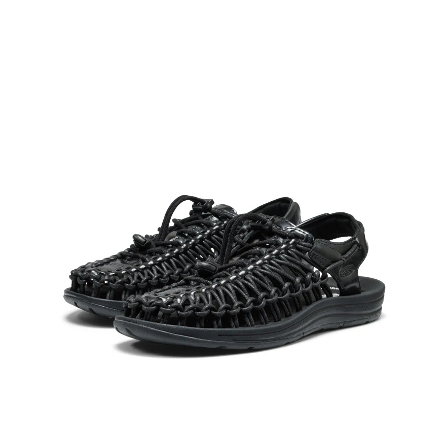 All Gender UNEEK Leder Sneaker  |  Perseid Black - Image 2
