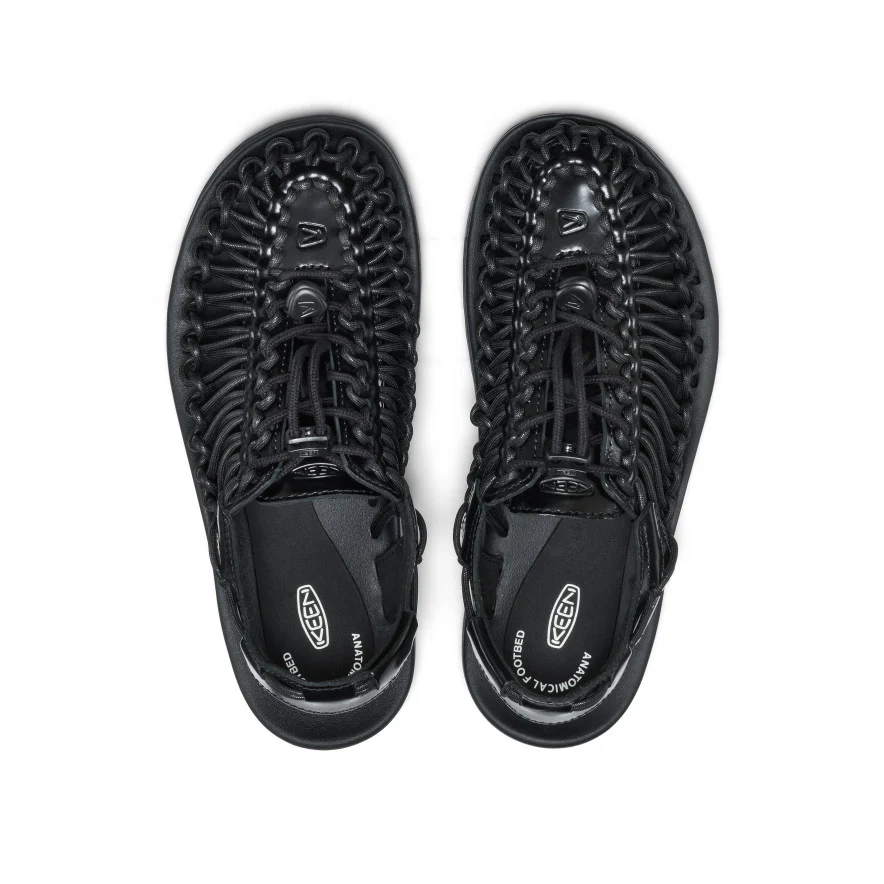 All Gender UNEEK Leder Sneaker  |  Perseid Black - Image 4