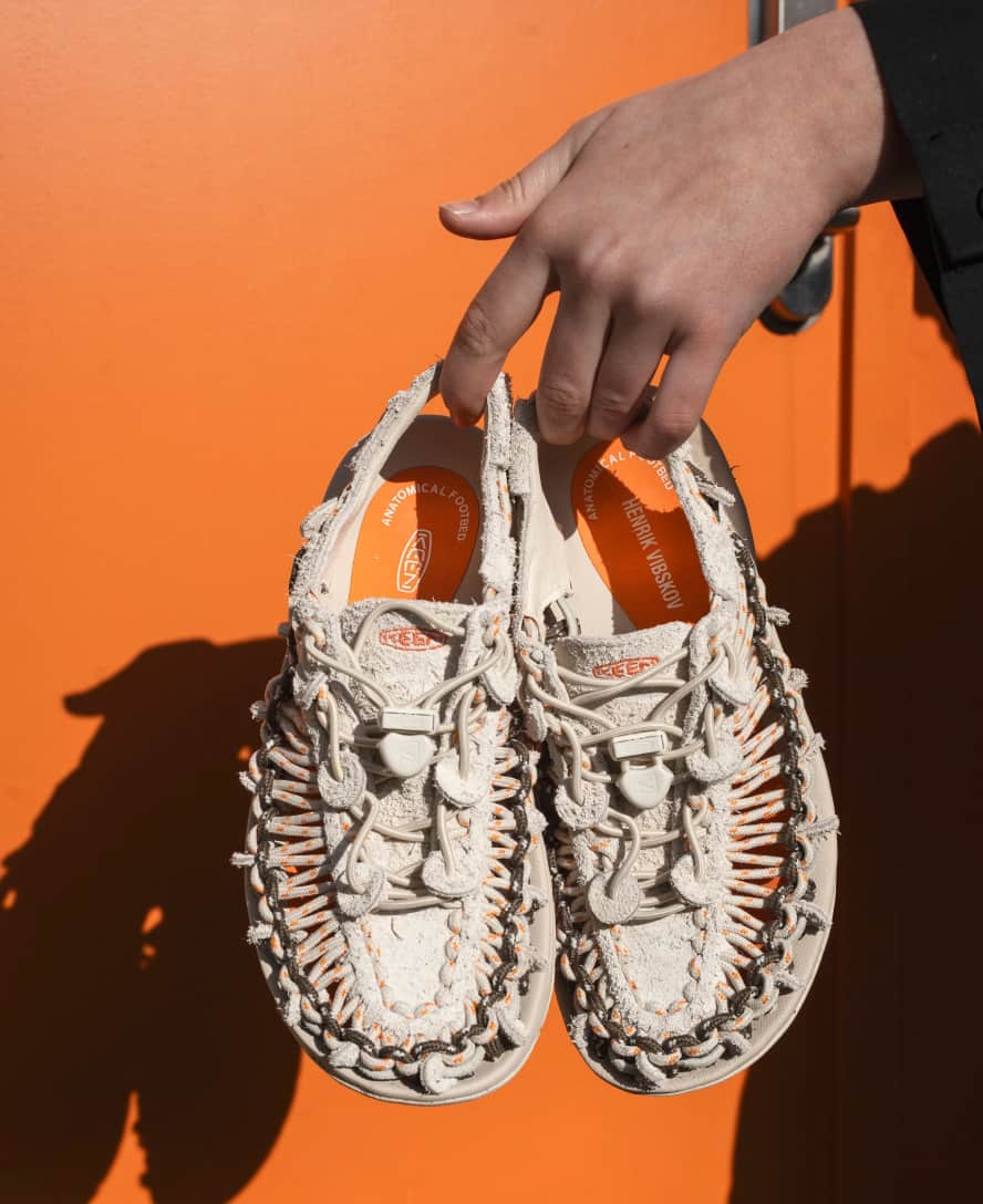 Unisex UNEEK Leder Henrik Vibskov Sneaker | Green Spring - Image 8