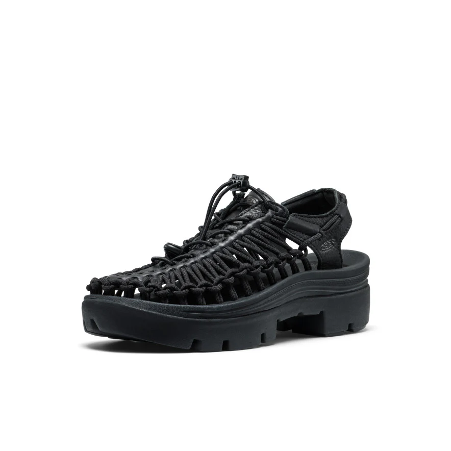 Unisex UNEEK PLT Sneaker  |  Black Smooth Lea - Image 3