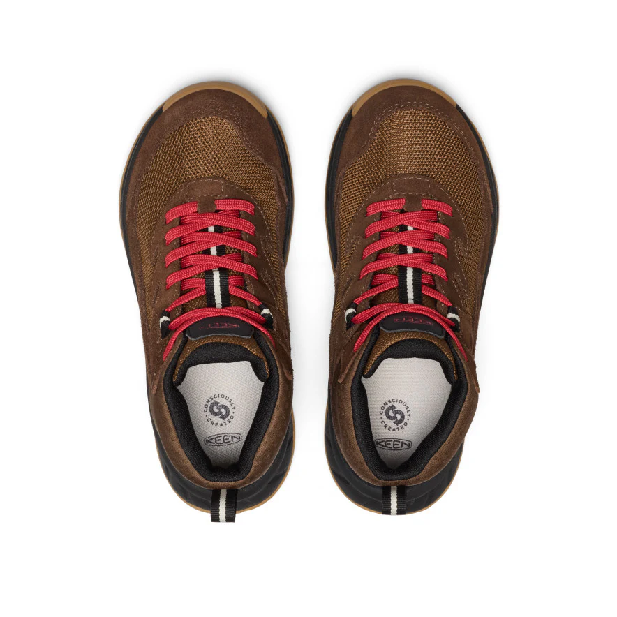 Hightrail wasserdichte Wanderstiefel für große Kids | Dark Earth/Garnet - Image 4