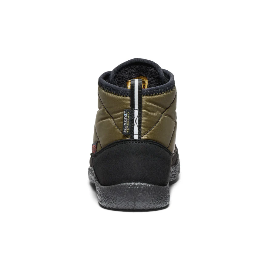 Howser II Wasserdicht Chukka für große Kids | Dark Olive/Gold Flame - Image 5