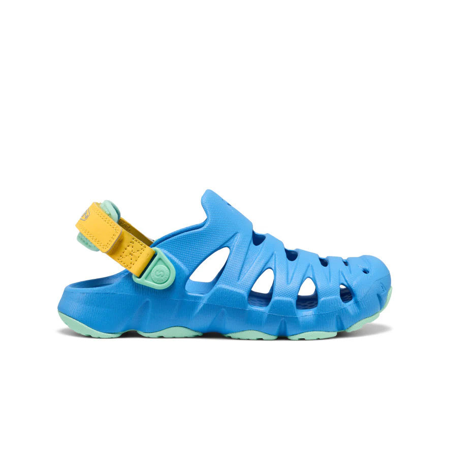 HyperFLT Clog für große Kids | Azure Blue/Daffodil