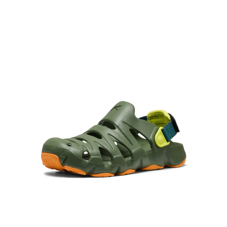 HyperFLT Clog für große Kids | Bronze Green/Orange Peel - Image 10