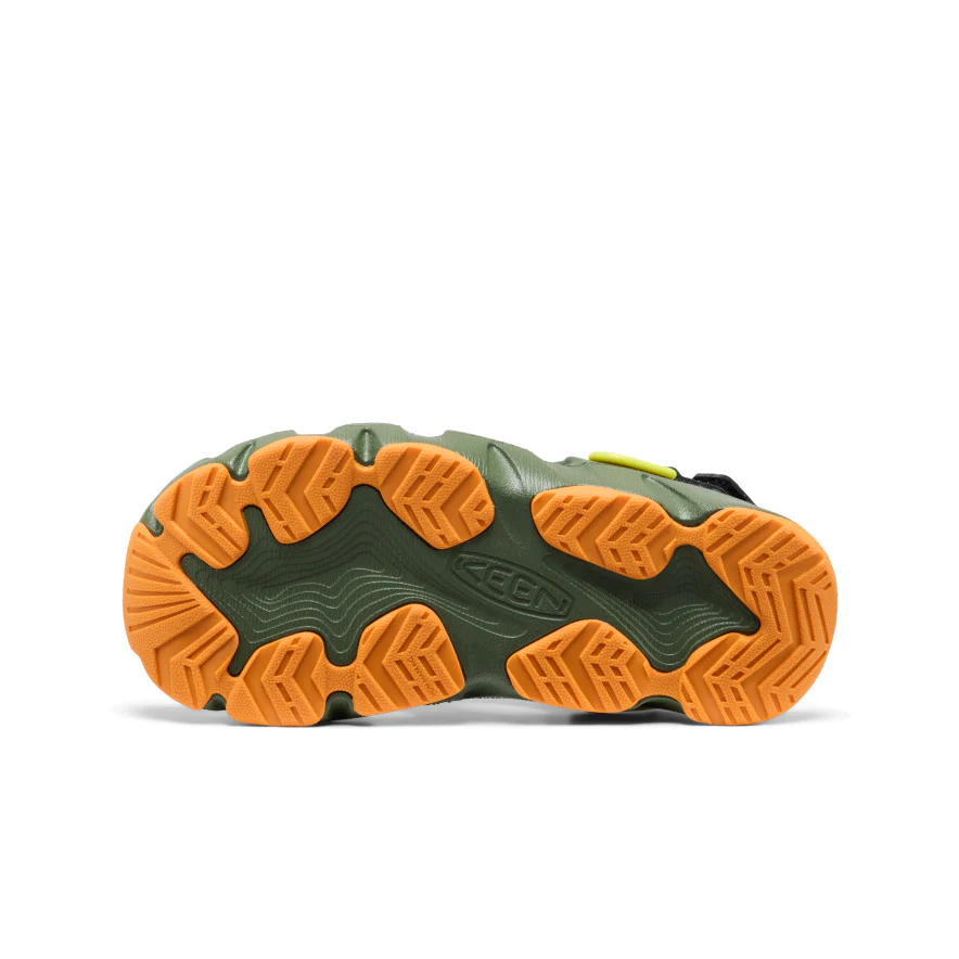HyperFLT Clog für große Kids | Bronze Green/Orange Peel - Image 6