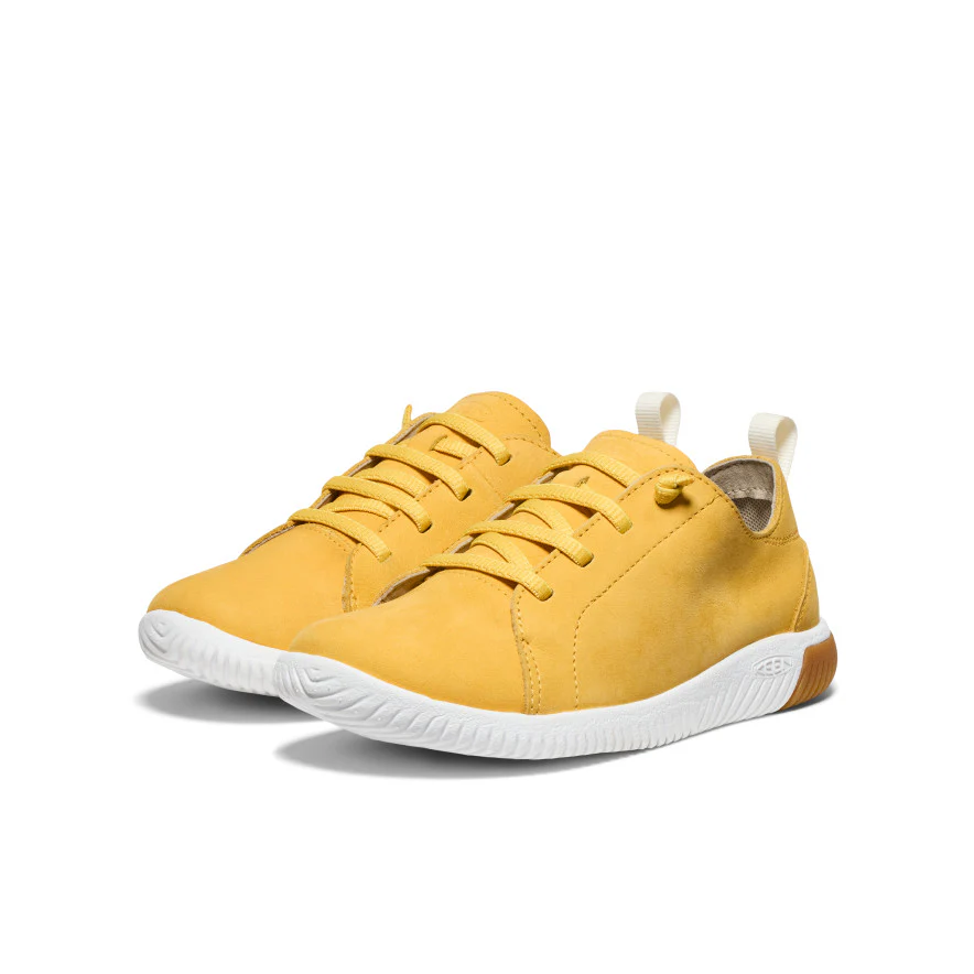 KNX Leder Sneaker für große Kids | Daffodil/Star White - Image 2