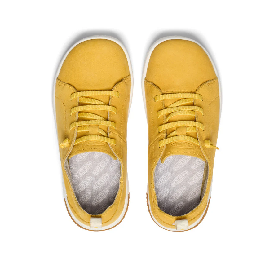 KNX Leder Sneaker für große Kids | Daffodil/Star White - Image 4