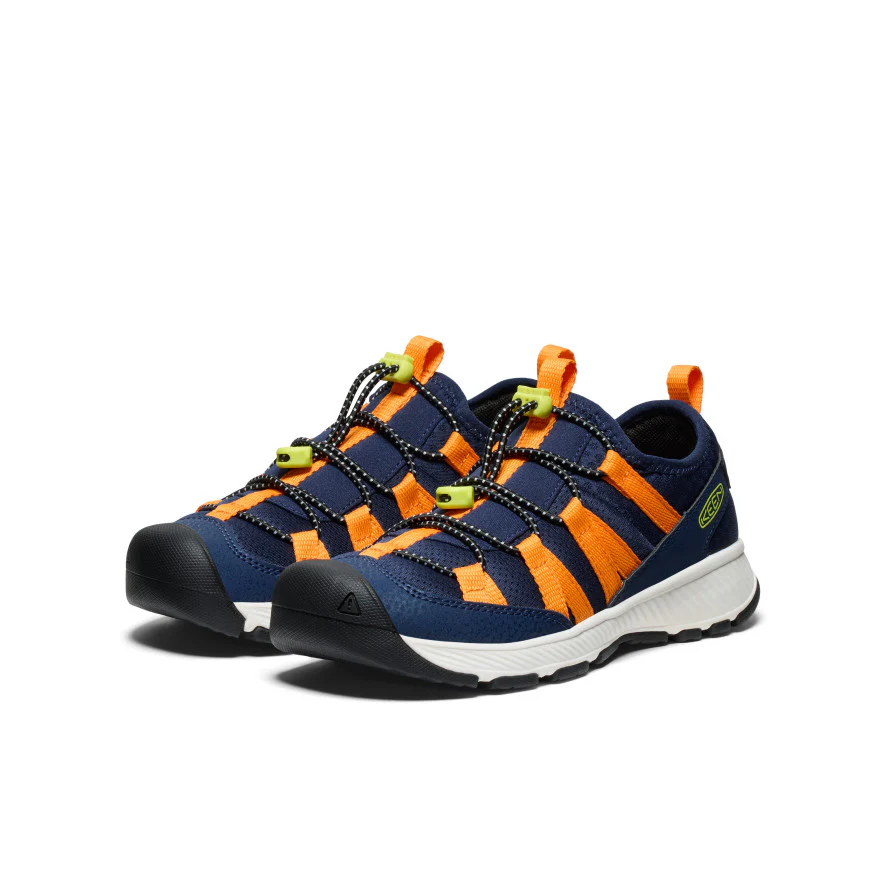 Motozoa Sneaker für große Kids | Naval Academy/Bright Marigold - Image 2