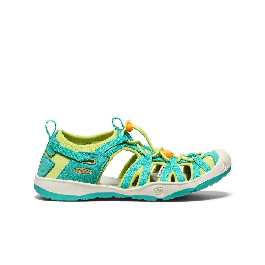 Moxie Sandale für große Kids | Bright Aqua/Bright Marigold - Image 7
