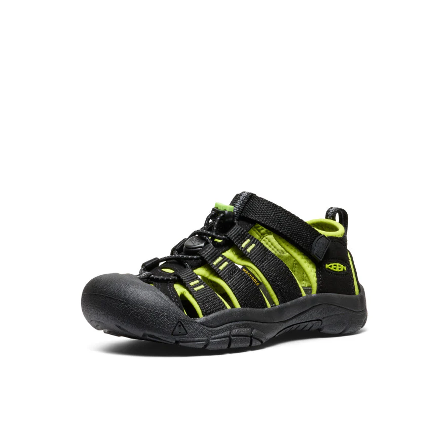 Newport H2 Sandale für große Kids | Black/Lime Green - Image 3
