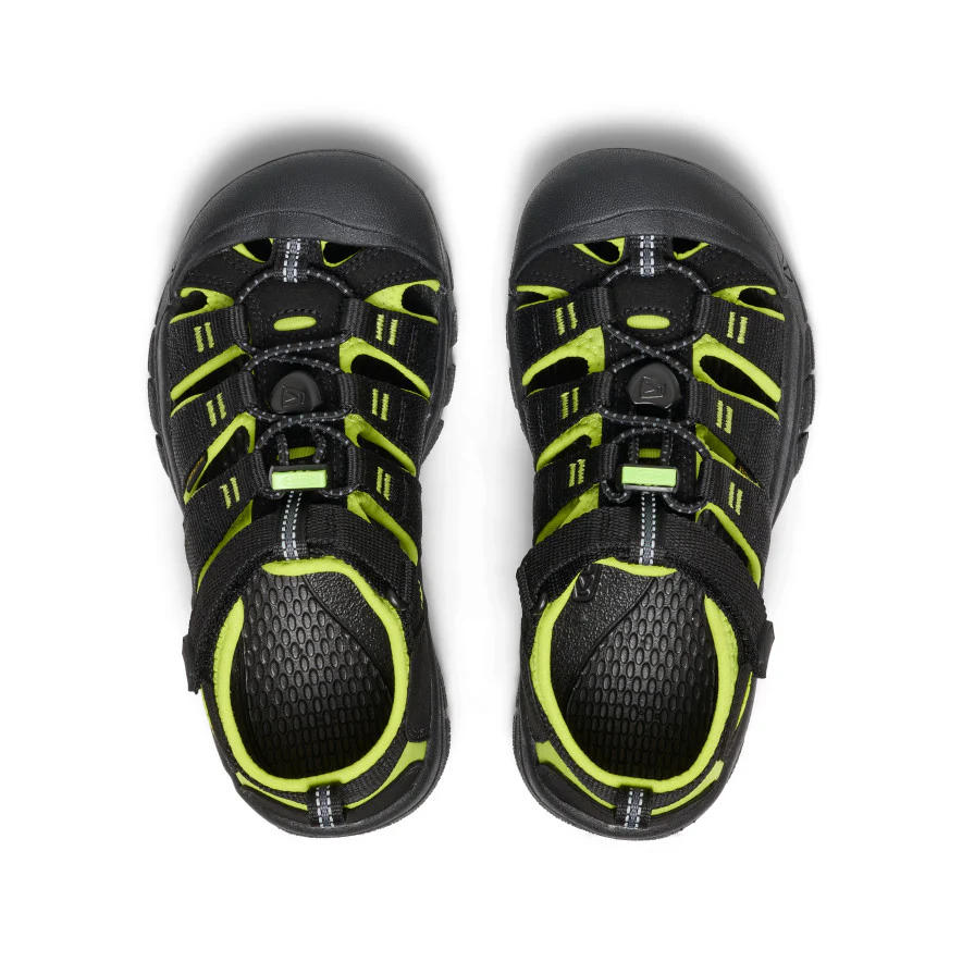 Newport H2 Sandale für große Kids | Black/Lime Green - Image 4