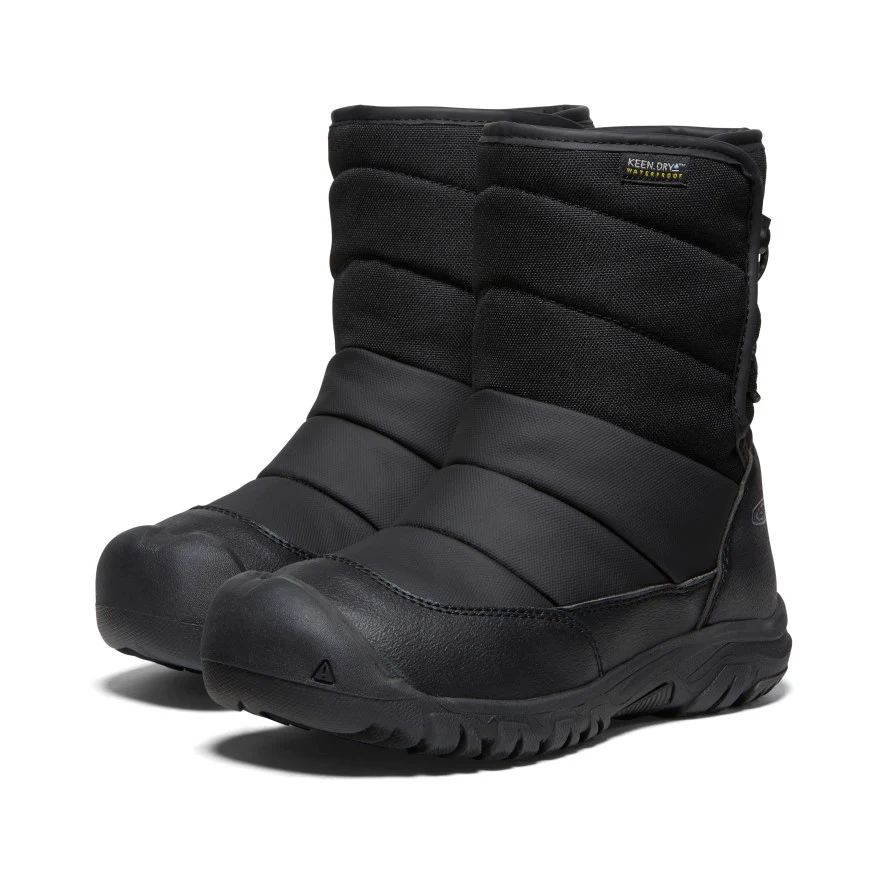 Puffrider Wasserdichte Winterstiefel für große Kids | Black/Steel Grey - Image 2