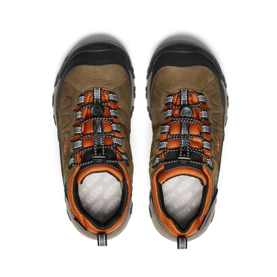 Targhee IV Wasserdichte Wanderschuhe für große Kids | Dark Olive/Gold Flame - Image 4