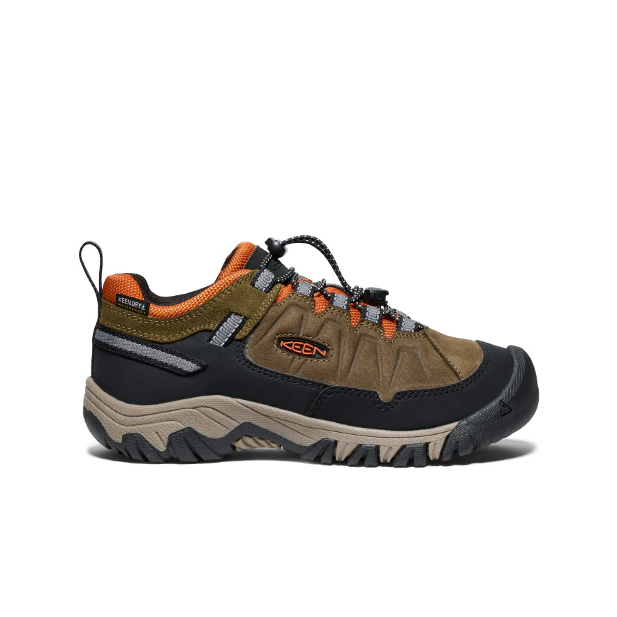 Targhee IV Wasserdichte Wanderschuhe für große Kids | Dark Olive/Gold Flame - Image 7