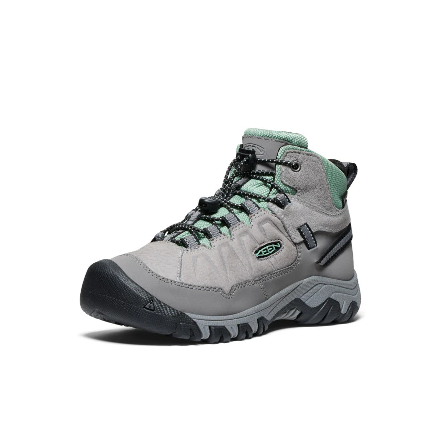 Targhee IV Wasserdichte Wanderstiefel für große Kids | Alloy/Granite Green - Image 3