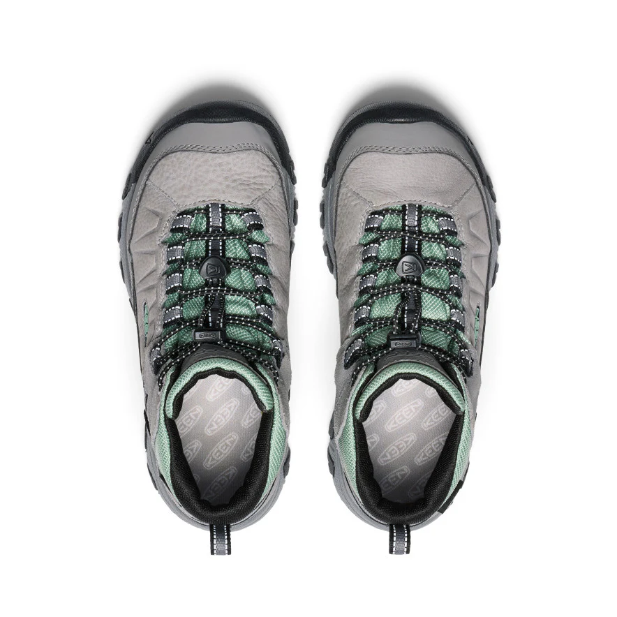 Targhee IV Wasserdichte Wanderstiefel für große Kids | Alloy/Granite Green - Image 4