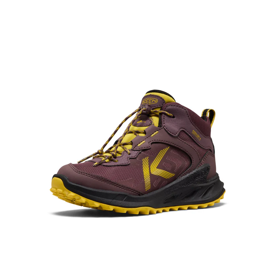 Zionic Wasserdichte Stiefel für große Kids | Huckleberry/Mango Mint - Image 3