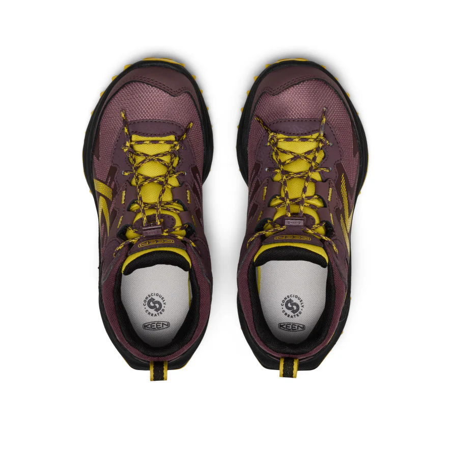 Zionic Wasserdichte Stiefel für große Kids | Huckleberry/Mango Mint - Image 4