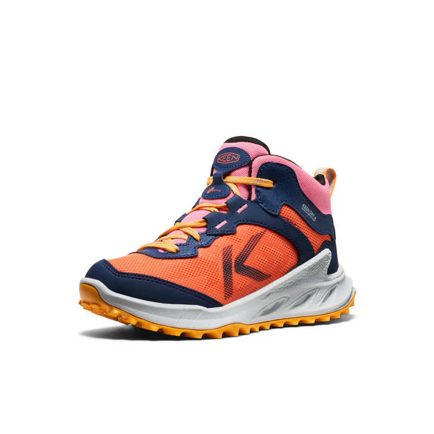 Zionic Wasserdichte Stiefel für große Kids | Naval Academy/Nasturtium - Image 3