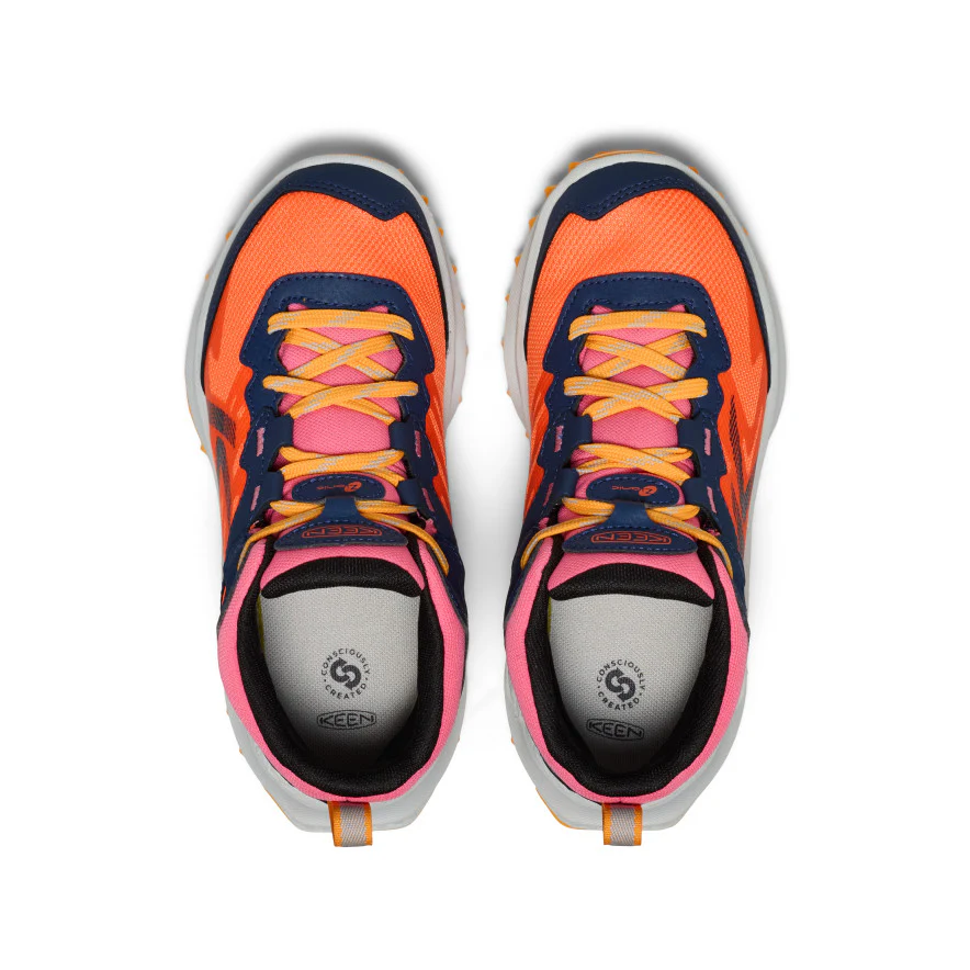 Zionic Wasserdichte Stiefel für große Kids | Naval Academy/Nasturtium - Image 4