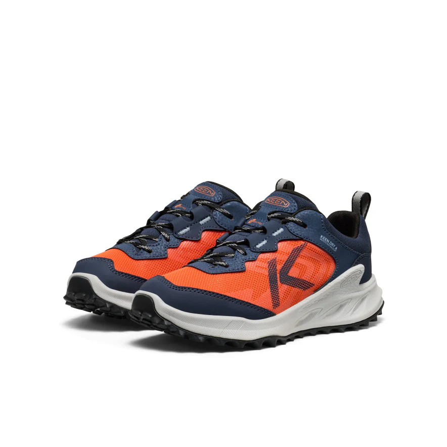 Zionic Wasserdichte Schuhe für große Kids | Naval Academy/Scarlet Ibis - Image 2