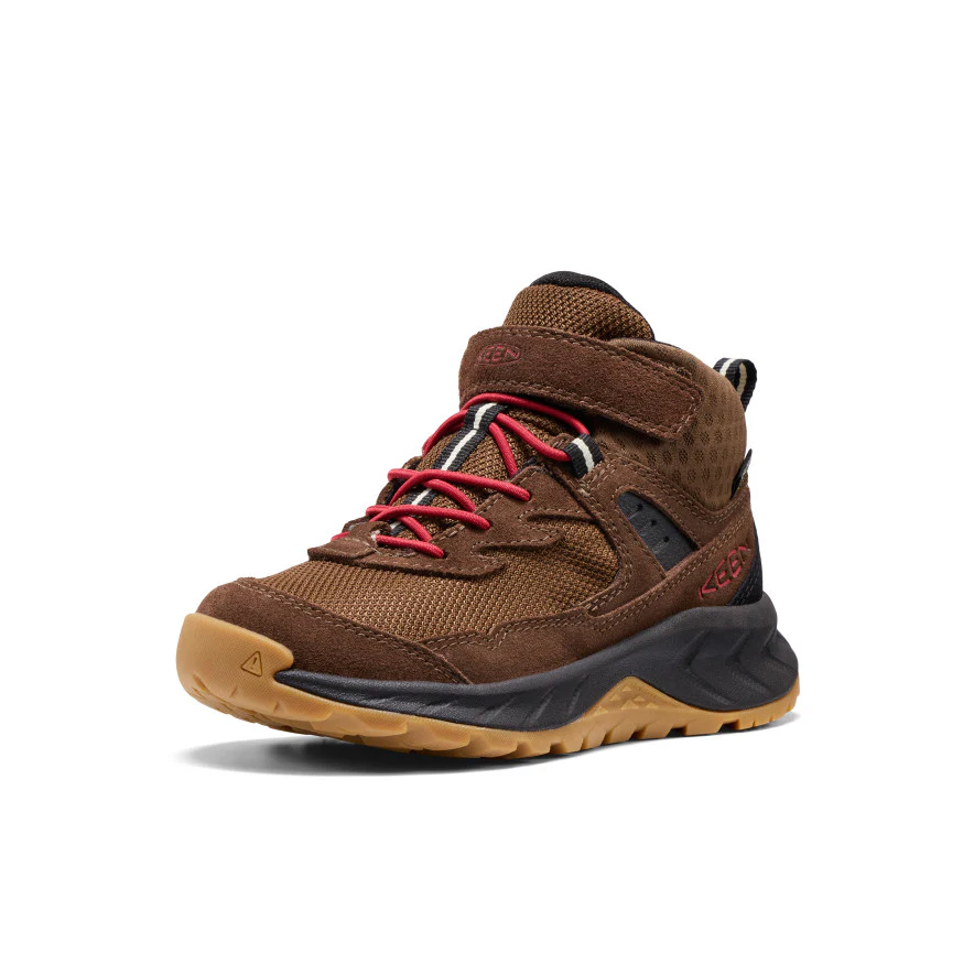 Hightrail wasserdichte Wanderstiefel für kleine Kids | Dark Earth/Garnet - Image 3