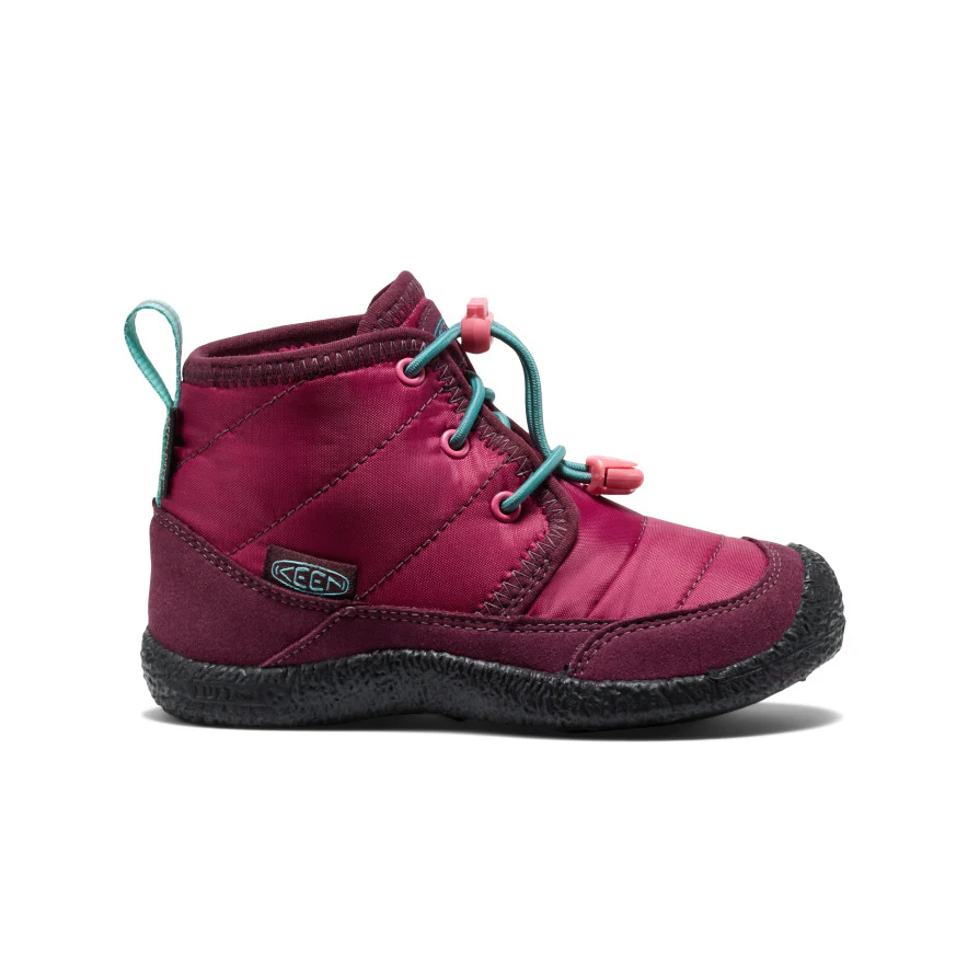 Howser II Wasserdicht Chukka für kleine Kids | Beaujolais/Pool Blue