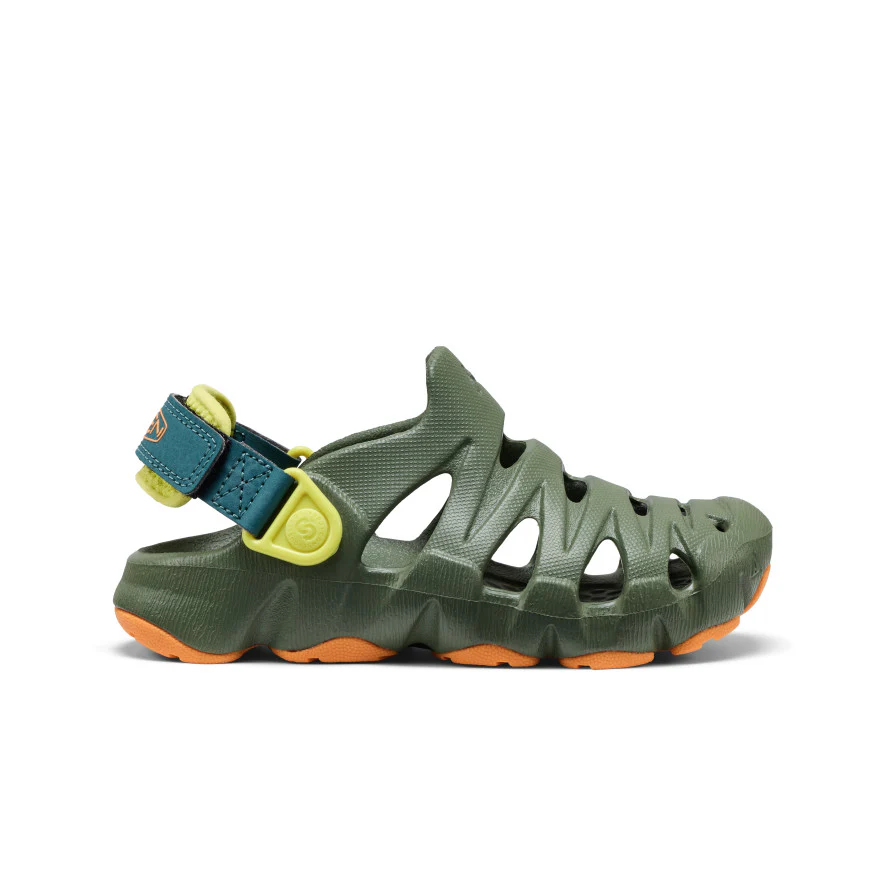 HyperFLT Clog für kleine Kids | Bronze Green/Orange Peel - Image 12