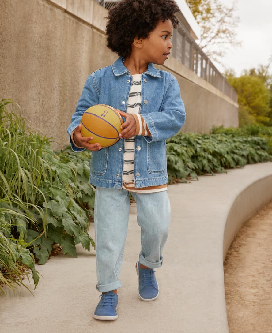 KNX Leder Sneaker für kleine Kids | Coronet Blue/Vapor - Image 9