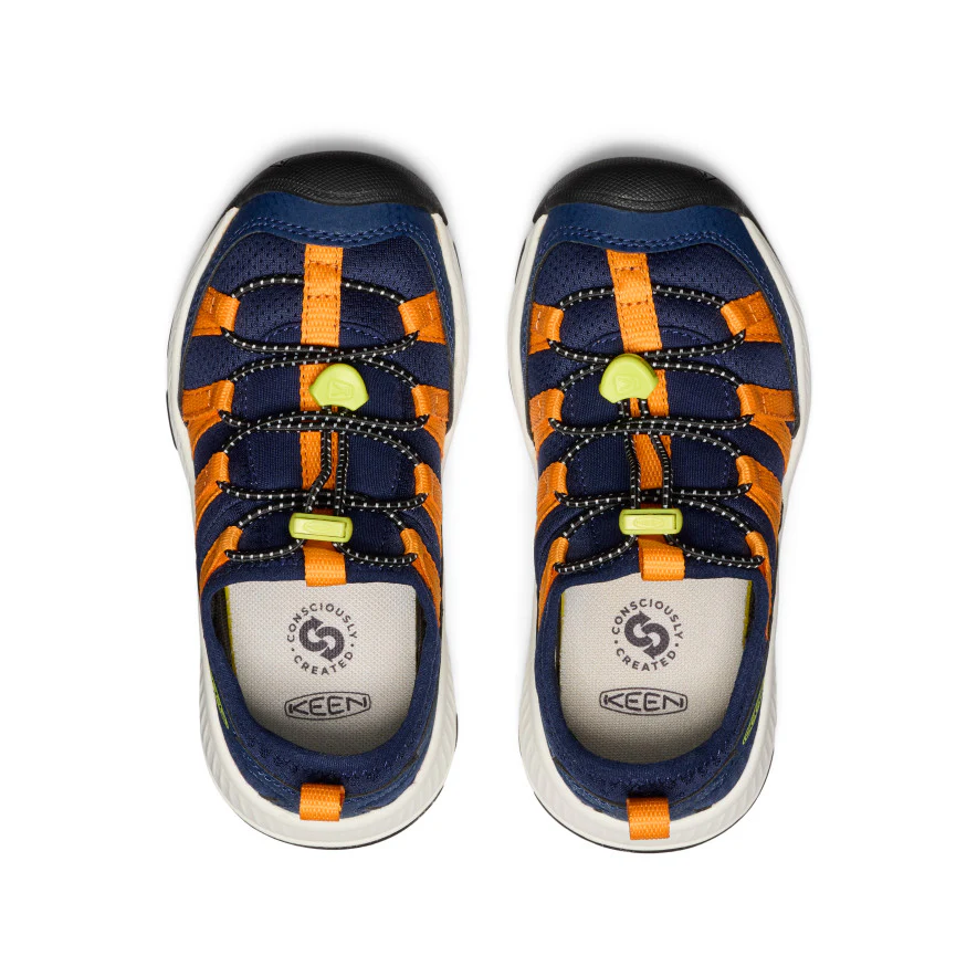Motozoa Sneaker für kleine Kids | Naval Academy/Bright Marigold - Image 4