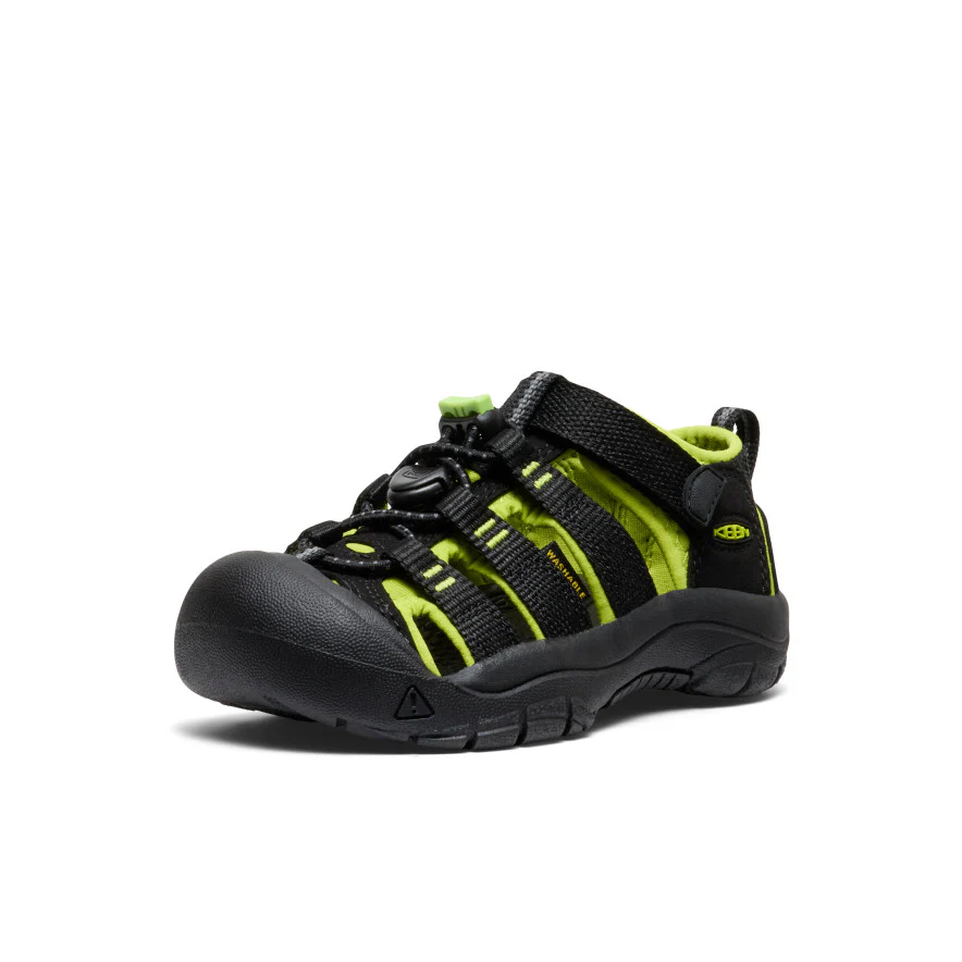 Newport H2 Sandale für kleine Kids  |  Black/Lime Green - Image 3