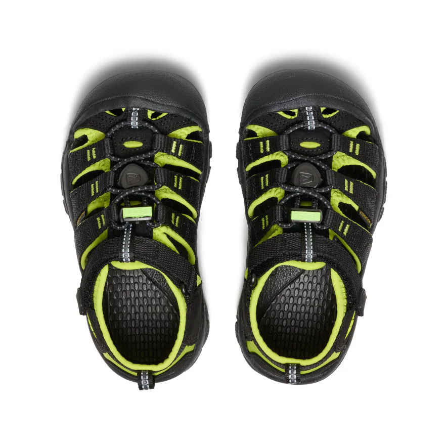 Newport H2 Sandale für kleine Kids  |  Black/Lime Green - Image 4