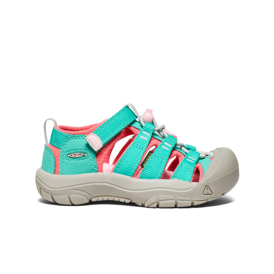 Newport H2 Sandale für kleine Kids | Bright Aqua/Giggle Pink