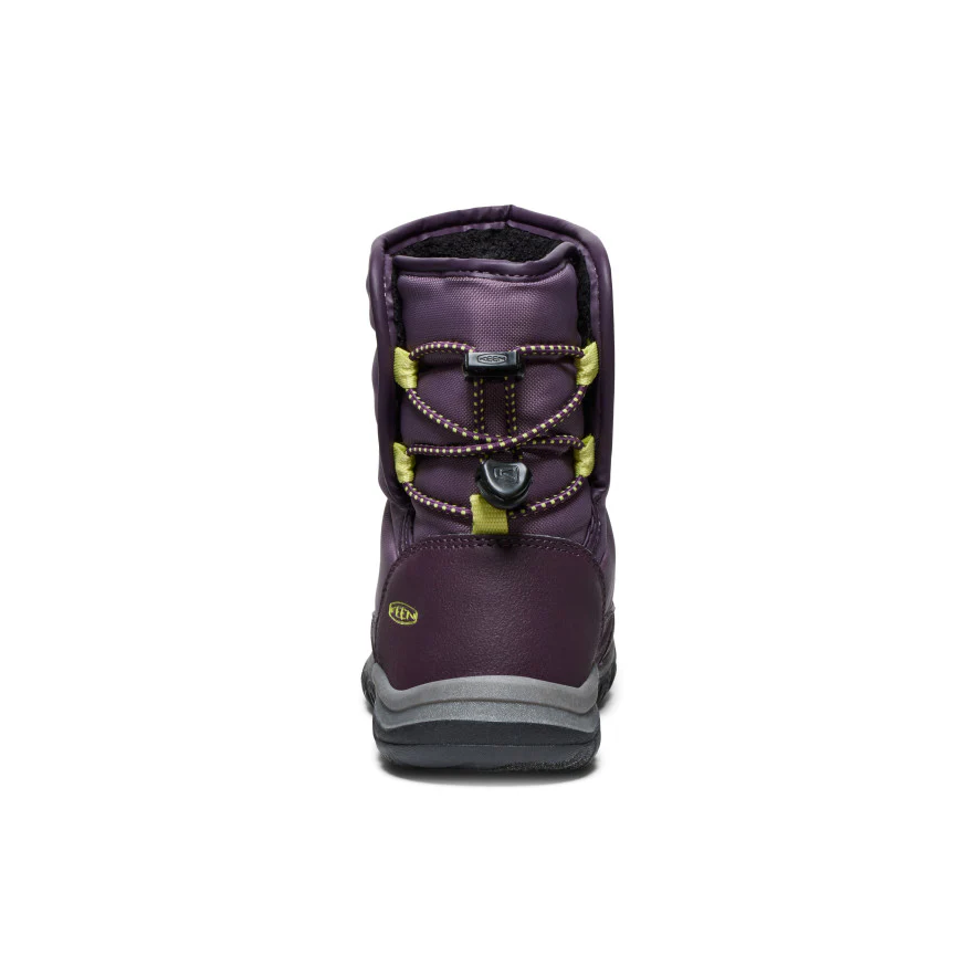 Puffrider Wasserdichte Winterstiefel für kleine Kids | Black Plum/Daiquiri Green - Image 5