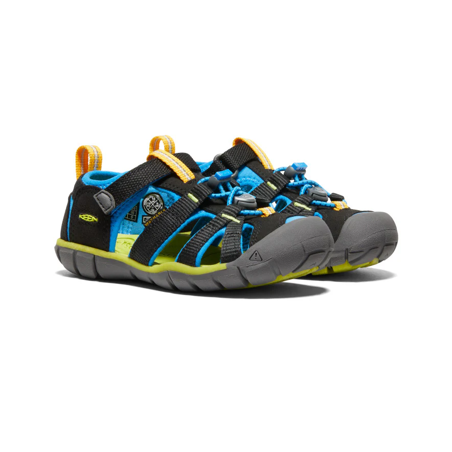 Seacamp II CNX Sandale für kleine Kids | Black/Brilliant Blue - Image 4