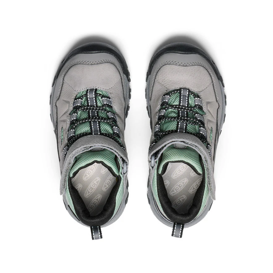 Targhee IV Wasserdichte Wanderstiefel für kleine Kids | Alloy/Granite Green - Image 4