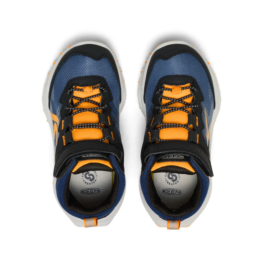 Little Kids' Zionic Waterproof Boot | Naval Academy/Bright Marigold - Image 4