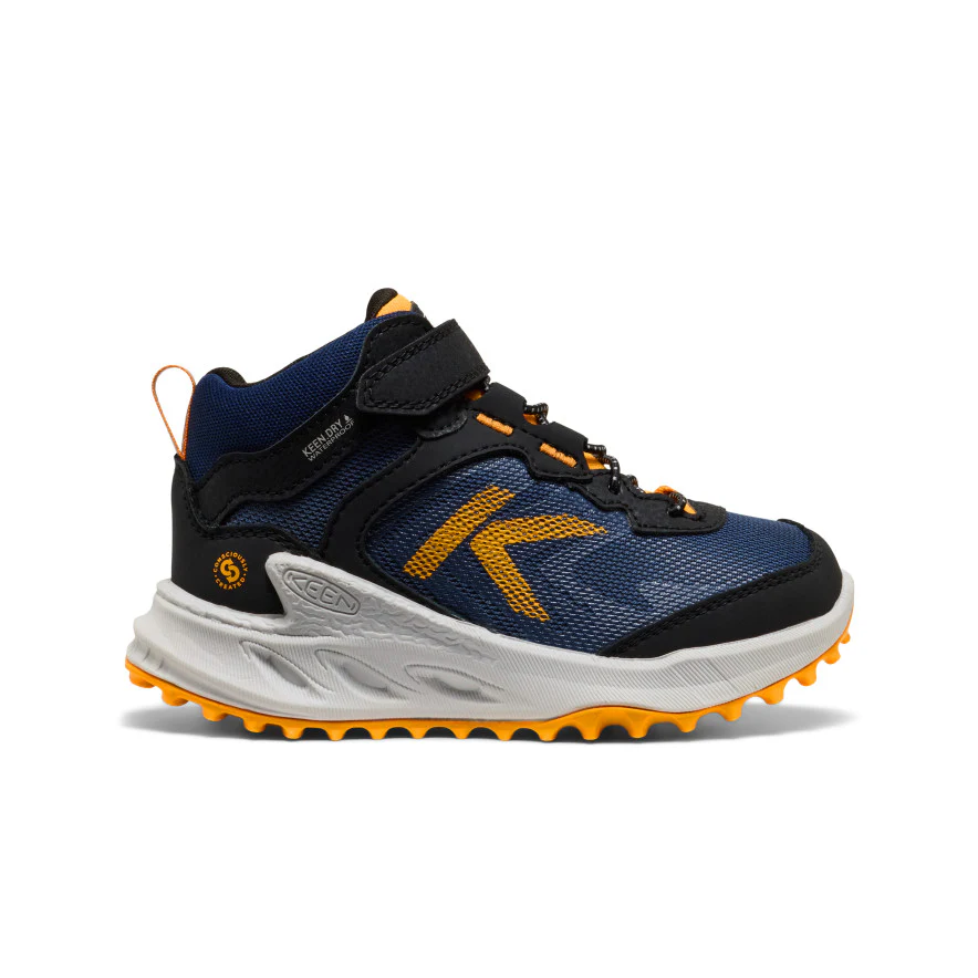Little Kids' Zionic Waterproof Boot | Naval Academy/Bright Marigold - Image 7