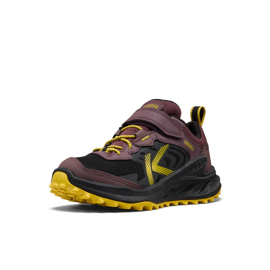 Zionic Wasserdichte Wanderschuhe für kleine Kids | Huckleberry/Black - Image 3