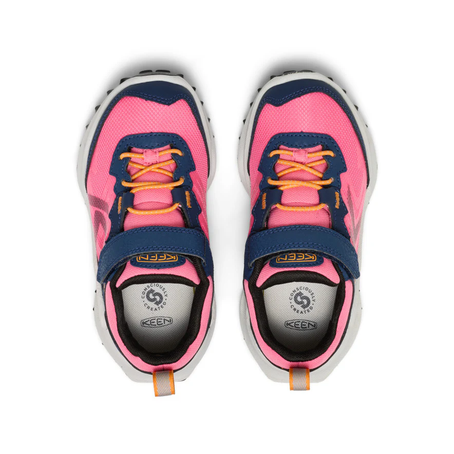 Zionic Wasserdichte Wanderschuhe für kleine Kids | Naval Academy/Pink Lemonade - Image 4