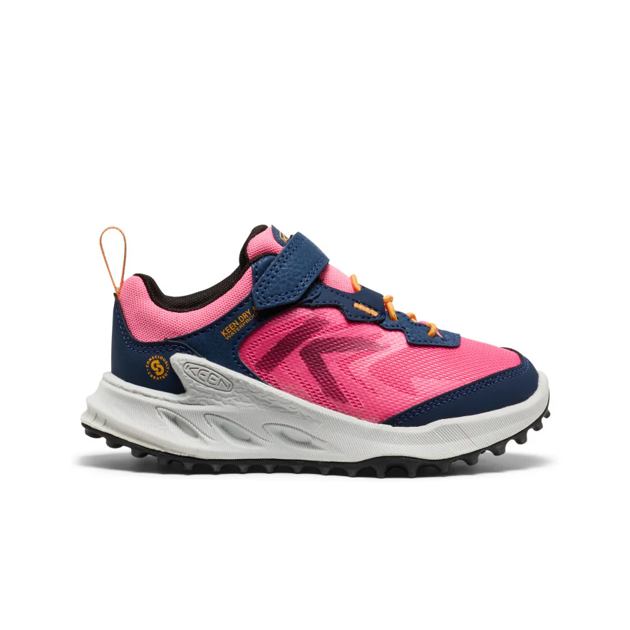 Zionic Wasserdichte Wanderschuhe für kleine Kids | Naval Academy/Pink Lemonade - Image 7