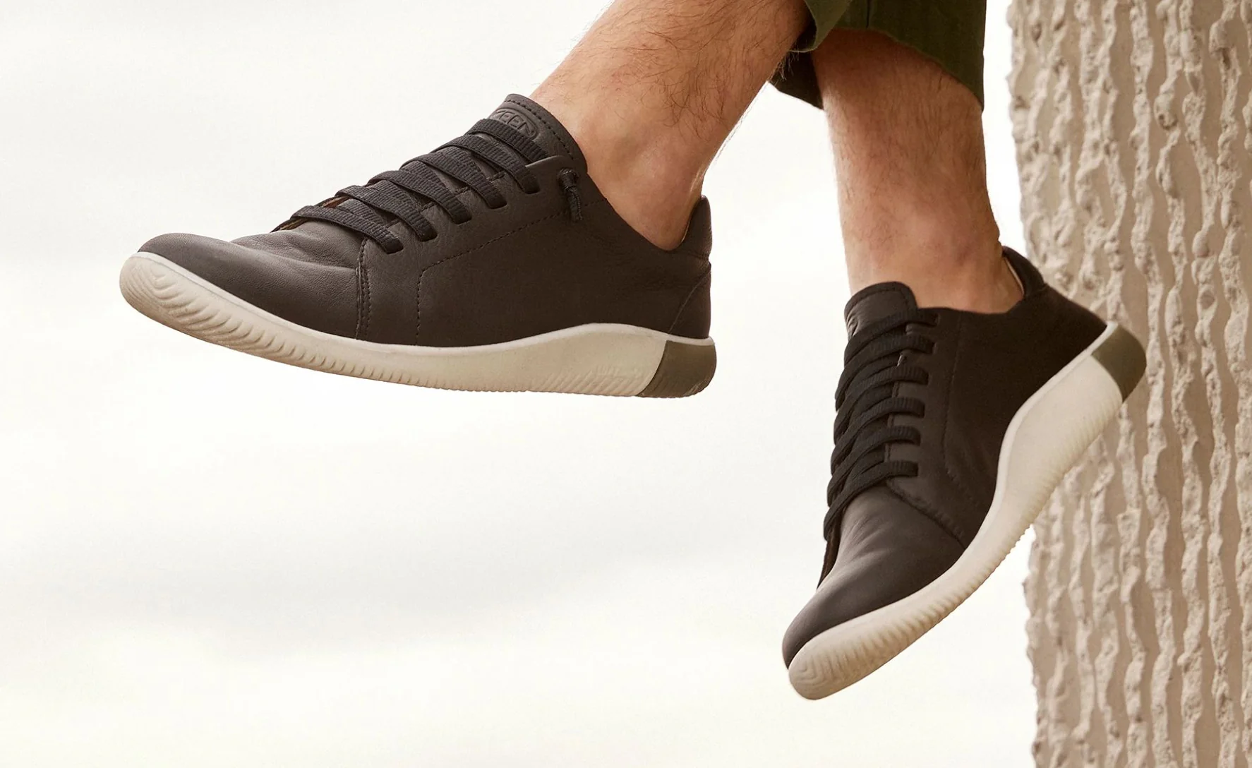 KNX Ledersneaker für Herren | Black/Star White - Image 7
