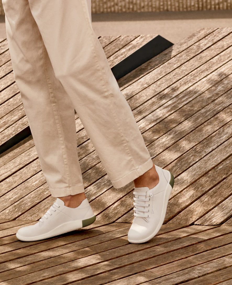 KNX Ledersneaker für Herren | Star White/Star White - Image 7