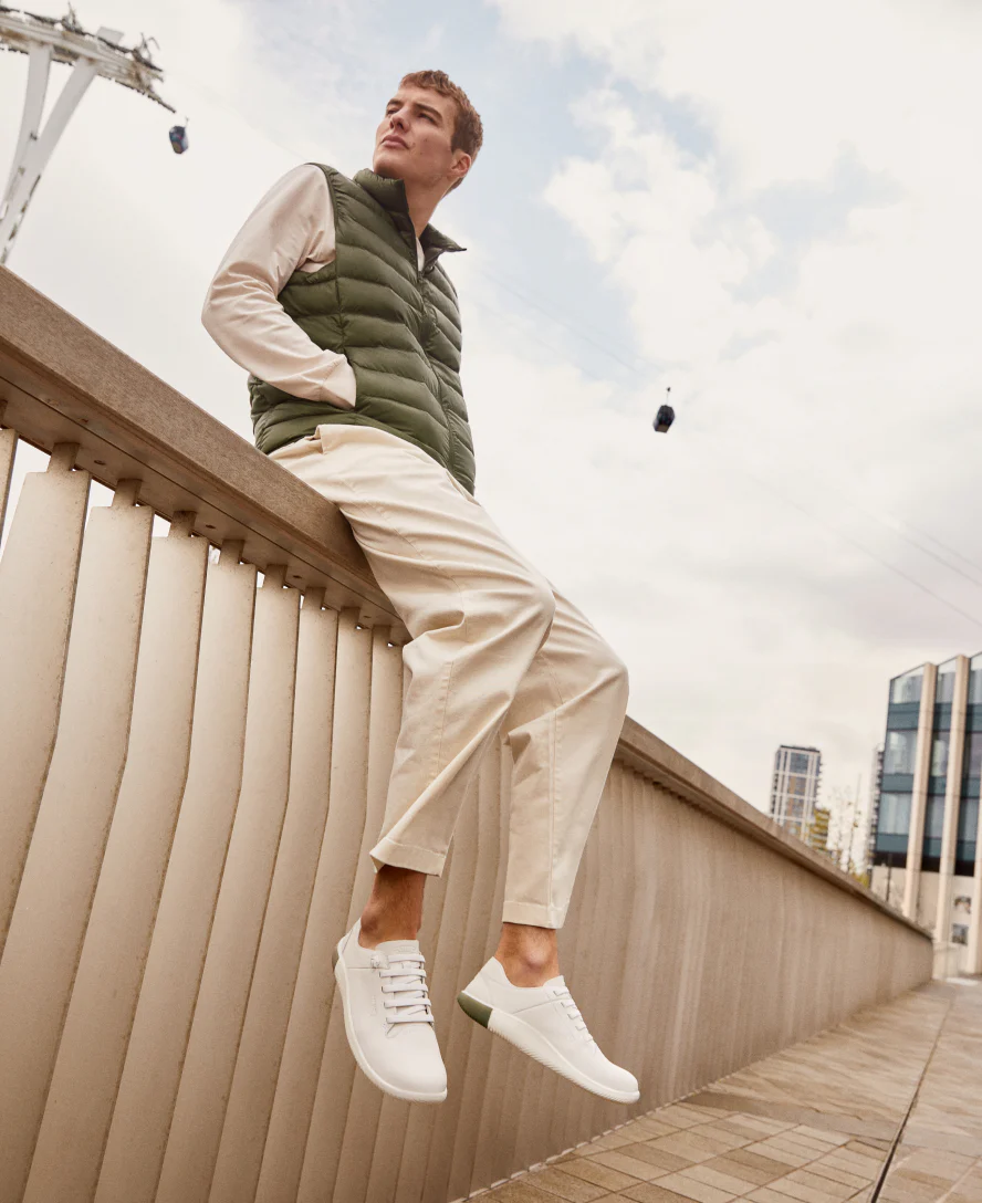 KNX Ledersneaker für Herren | Star White/Star White - Image 8