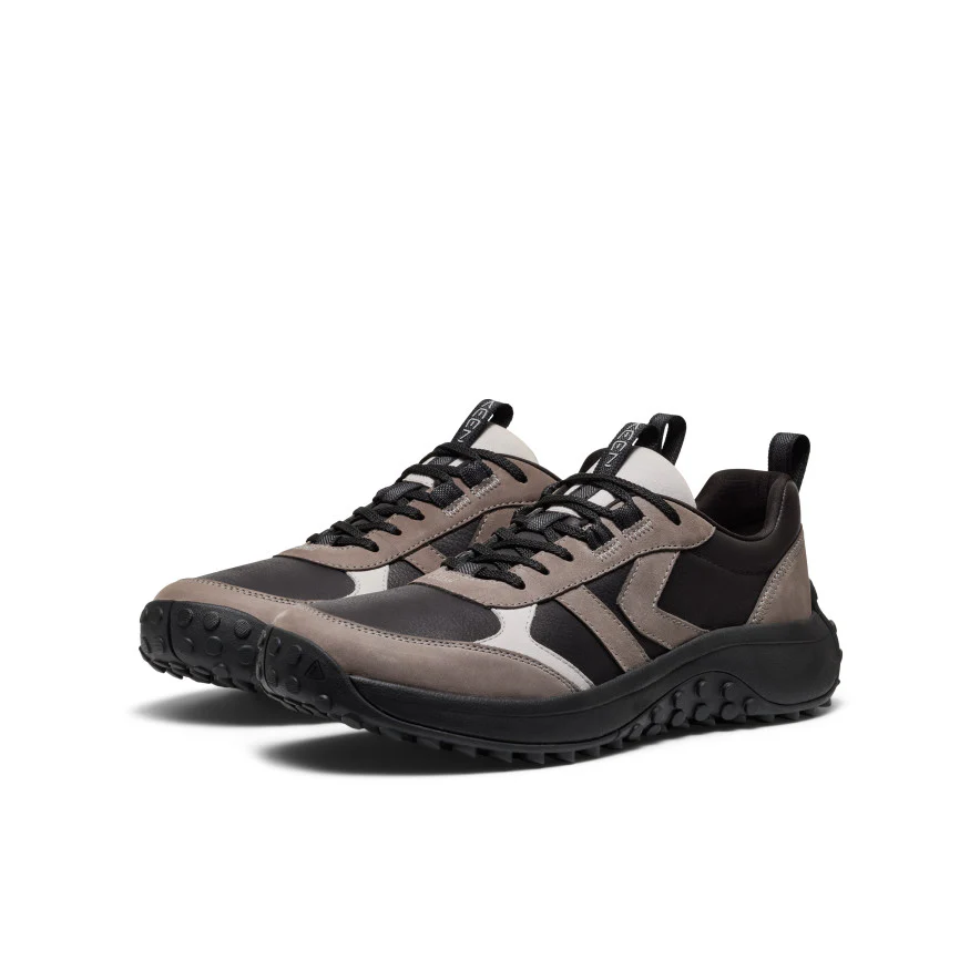 KS86 Leder Sneaker für Herren | Black/Steel Grey - Image 2