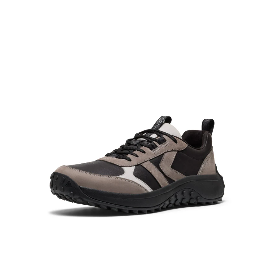 KS86 Leder Sneaker für Herren | Black/Steel Grey - Image 3
