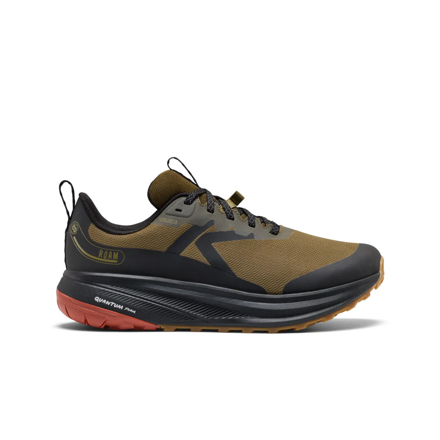 Roam wasserdichte Trailrunning-Schuhe für Herren | Dark Olive/Burnt Brick